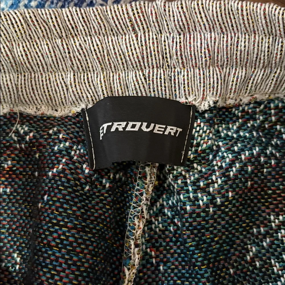 Retrovert Tapestry Knit Cowboy Pants SZ M EUC - Picture 3 of 4